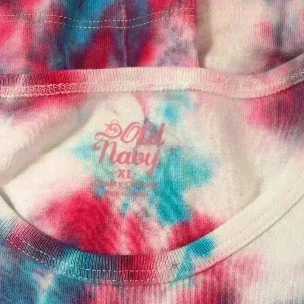 NWOT Frozen tie dye T-shirt long sleeve girl XL
